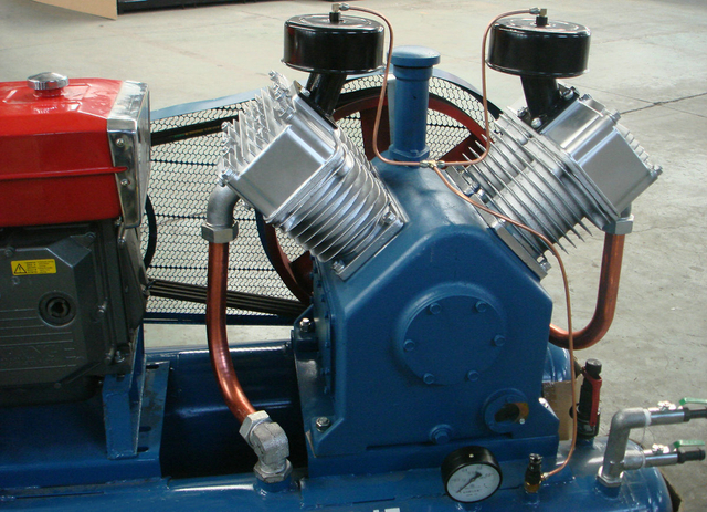 W3.5-5 5bar reciprocating air compressor for jack hammer