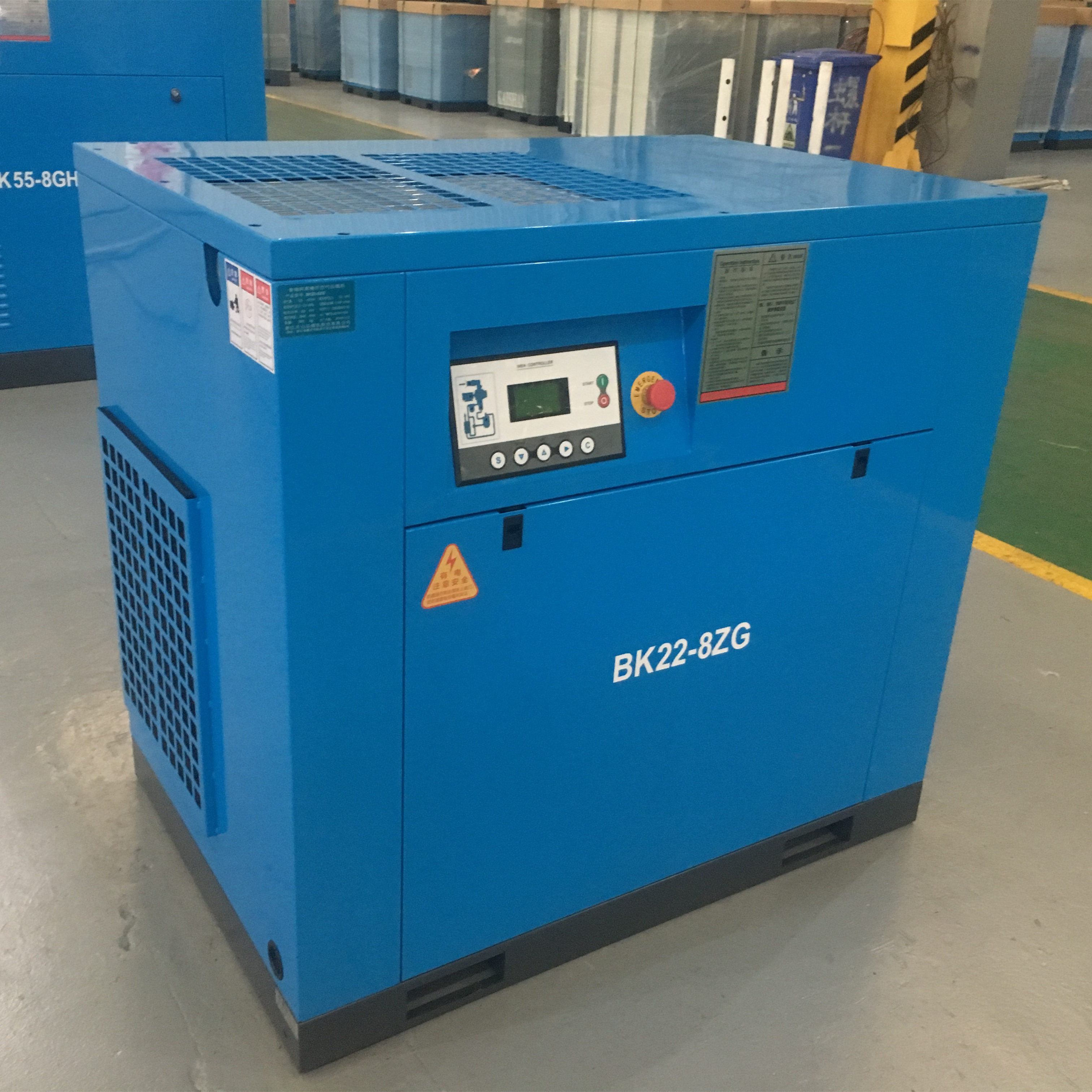 KAISHAN 30hp 8bar Direct Driving Rotary Electric Screw Compressor